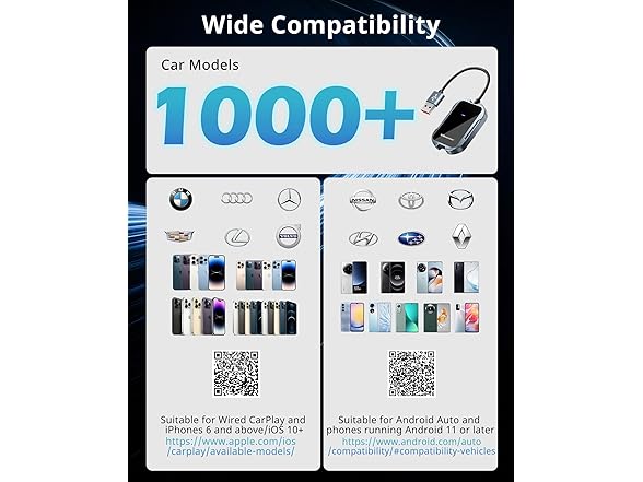 UBeesize Wireless CarPlay Adapter