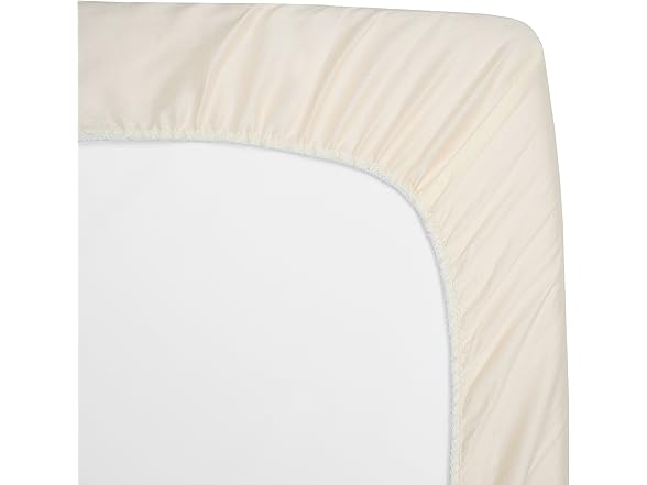 American Baby Company Crib Sheet, Cream