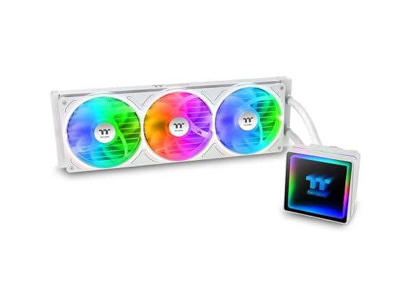 Thermaltake TH360 V3 ARGB CPU Liquid Cooler 360mm White