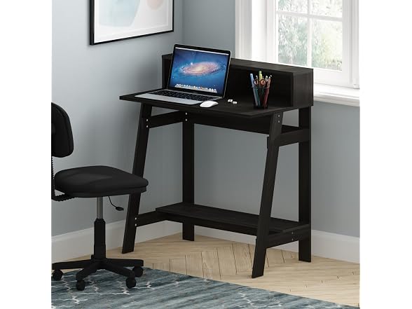 Furinno Simplistic a Frame Computer Desk, Espresso