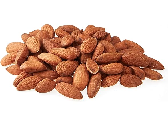 Amazon Brand - Happy Belly Whole Raw Almonds, 48 oz.