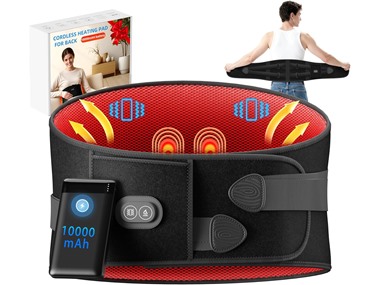 $24.99, Was $44.99, 44% Off! Heating Pad/ Lower Back Massager dealfomo