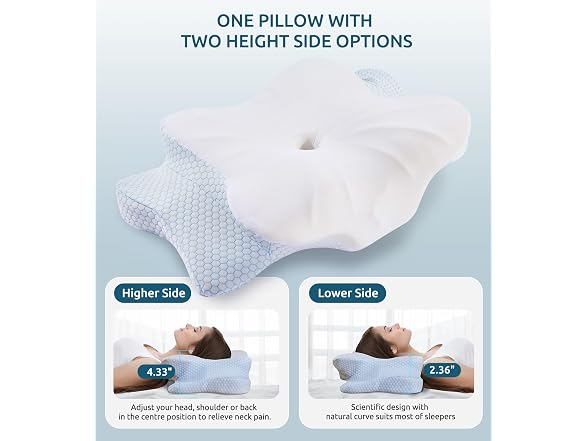 FAIORD Cervical Memory Foam Pillow