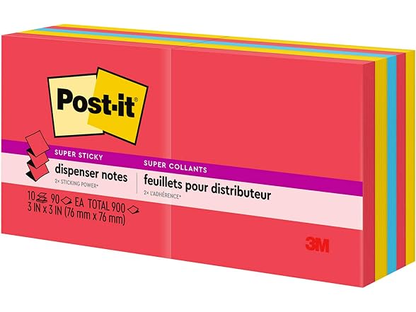 Post-it Super Sticky Dispenser Notes