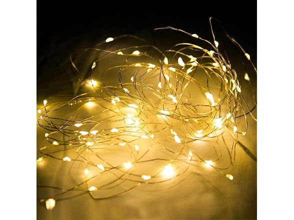 ANJAYLIA 2Pc 33Ft Fairy Lights Battery