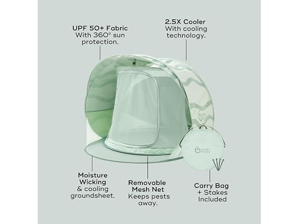 Babymoov Moov & Protect Anti-UV Cooling Beach Tent