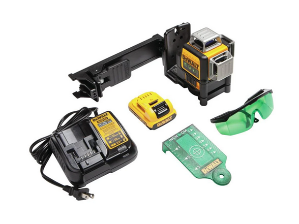 Dewalt DW089LG 12V MAX* 3 x 360 Green Line Laser