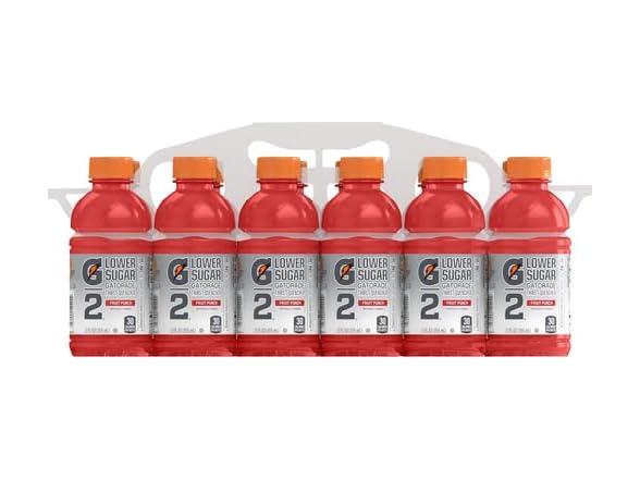 12PK Gatorade G2 Thirst Quencher Drink Fruit Punch