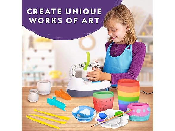 NATIONAL GEOGRAPHIC Pottery Wheel for Kids