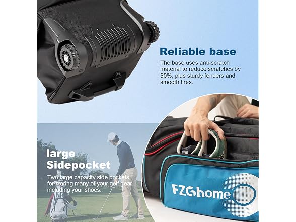 Aeroabyss Hard Case Golf Travel Bag