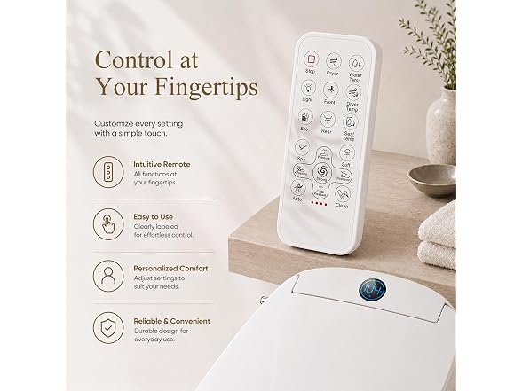 GAICOM Elongated Bidet Toilet Seat