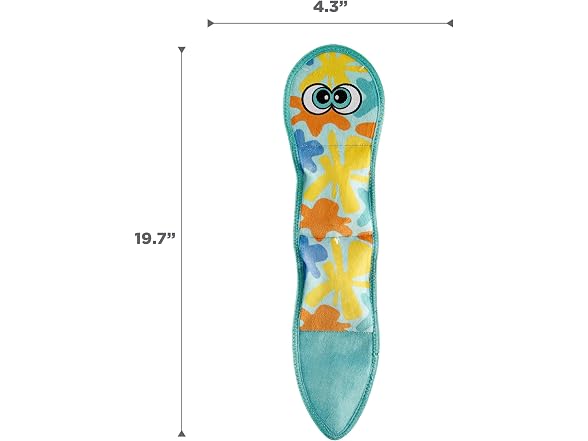 Outward Hound Tough Skinz Snake Squeaky Dog Toy, M