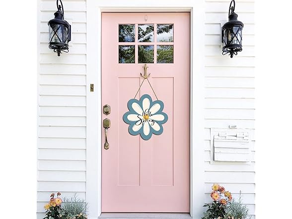 Xeubiou Hello Spring Wooden Sign