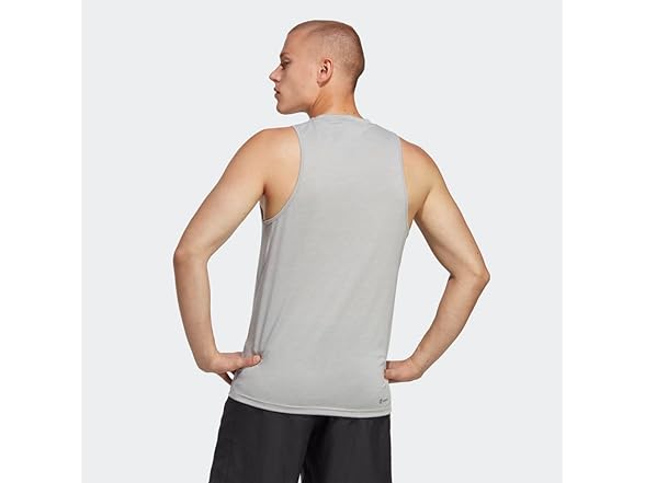 adidas Mens Training Sleeveless Grey (XS)