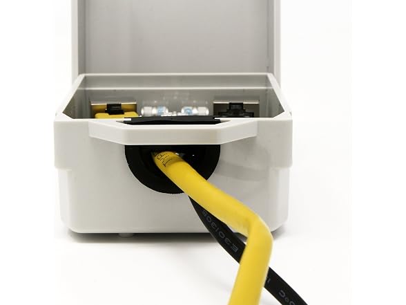 Tupavco Outdoor Ethernet Surge Protector Grey