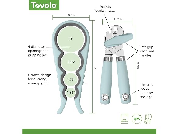 Tovolo Can and Jar Opener Set
