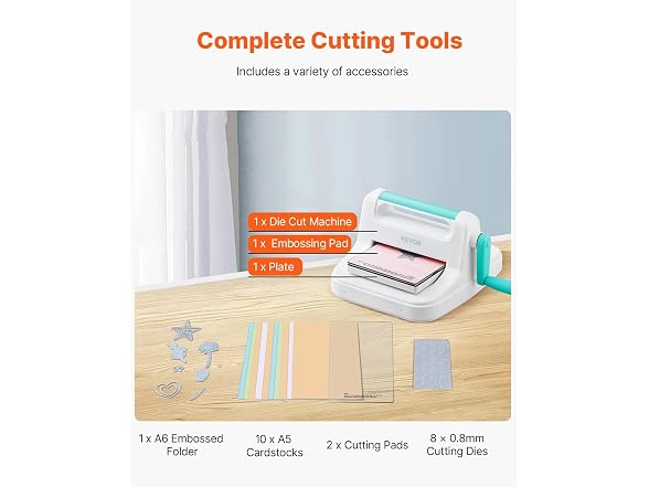 Manual Die Cutting & Embossing Machine 6inch