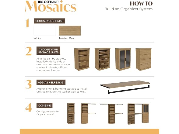 ClosetMaid Mosaics 4 Pull-Out Shoe Storage Unit