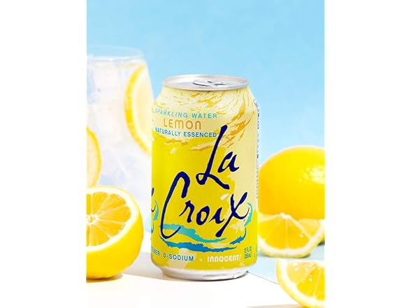 La Croix Sparkling Water, Lemon 8pk, 12 Fl Oz