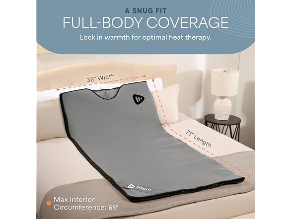 Lifepro RejuvaWrap Infrared Sauna Blanket