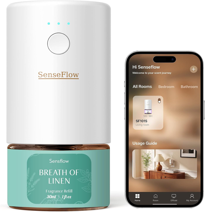 SenseFlow 1 Fl Oz Smart Essential Oil Diffuser - Gallery 18