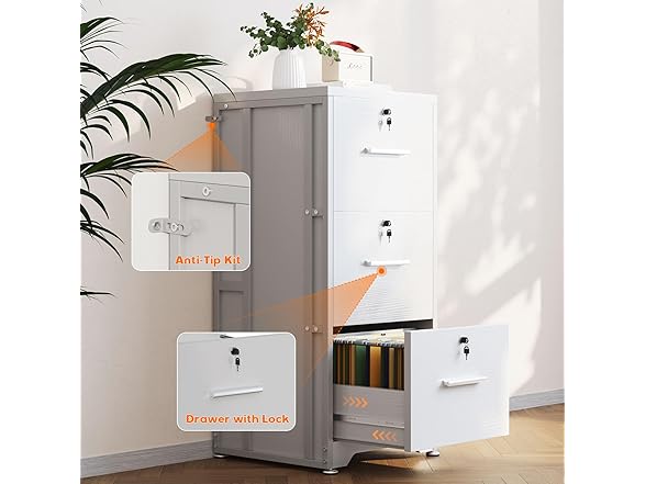 AODK File Cabinet Filing Cabinet for Home Office