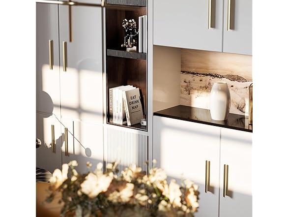 Cobbe Elite 10 Pack Luxurious Brushed Gold Cabinet Pulls