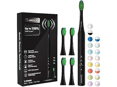 $9.99, Was $27.99, 64% Off! Sonic Electric Toothbrush dealfomo