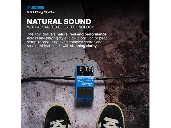 BOSS XS-1 Poly Shifter | Compact Pitch