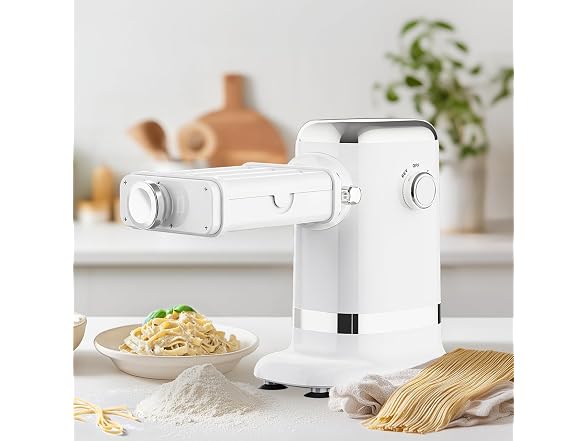 GVODE White Electric Pasta Maker Machine