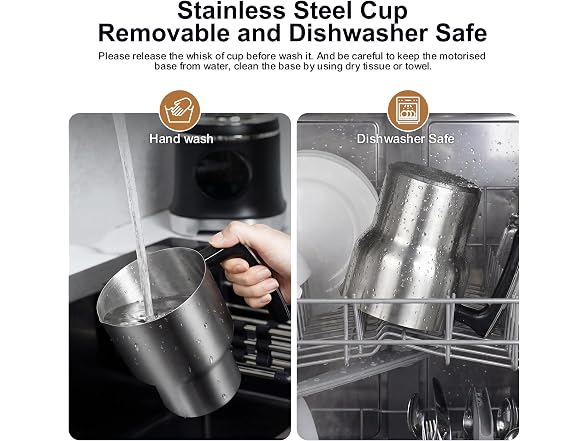 JLFJMGC 7-in-1 Milk Frother & Steamer