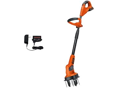 $64.99, Was $119, 45% Off! BLACK+DECKER LGC120 20V MAX* Tiller Cultivator Kit dealfomo
