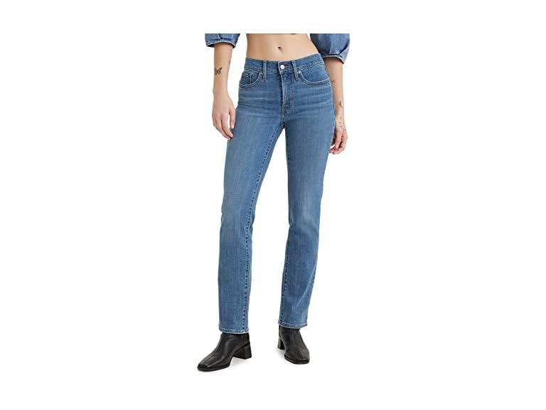 Levi's Women's 314 Shaping Straight Jeans, (New) Lapis Bare, 34