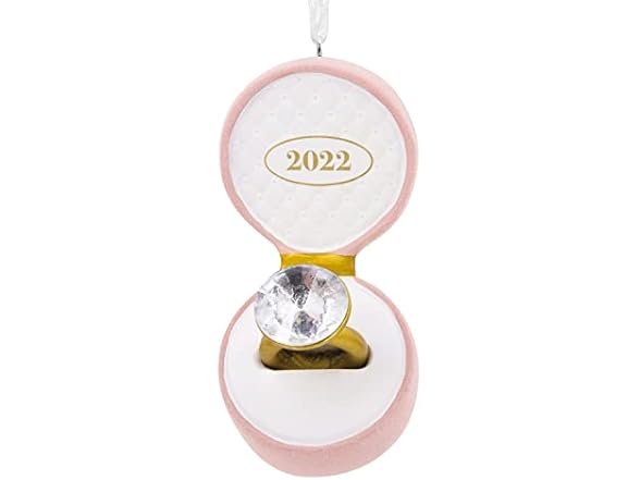 Hallmark Engagement Ring Ornament 2022
