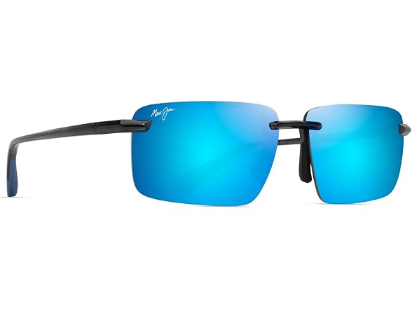 Maui Jim Polarized Unisex Laulima Rectangular Sunglasses