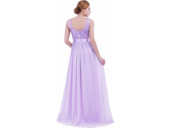 IEFiEL Women (4) Summer Wedding Dress Lavender