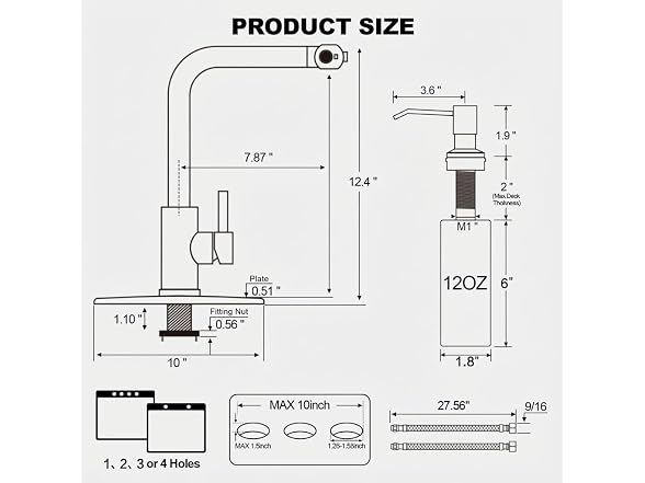 Kitchen Faucets with Pull Down Sprayer