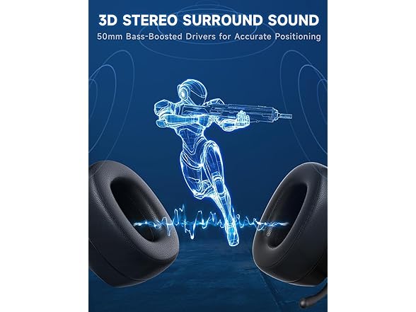 Gvyugke 2.4GHz Wireless Gaming Headsets