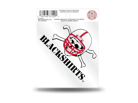 Rico NCAA Nebraska Cornhuskers Blackshirts Decal