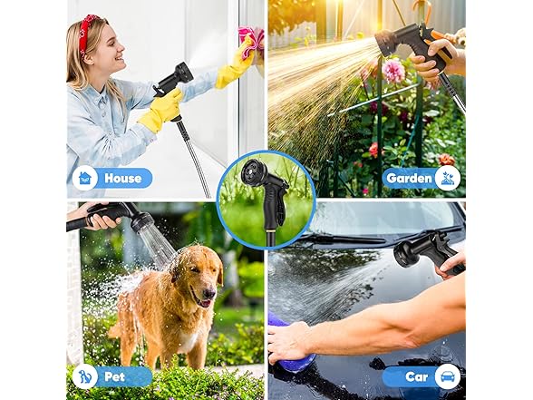 Itsonestep 50FT Metal Garden Hose