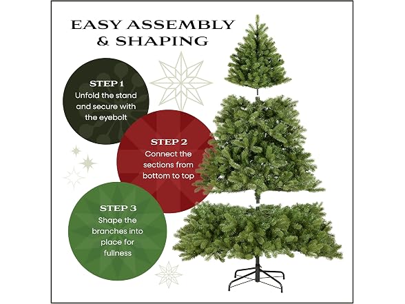 National Tree Company 7.5ft Pre-Lit Kingswood Fir