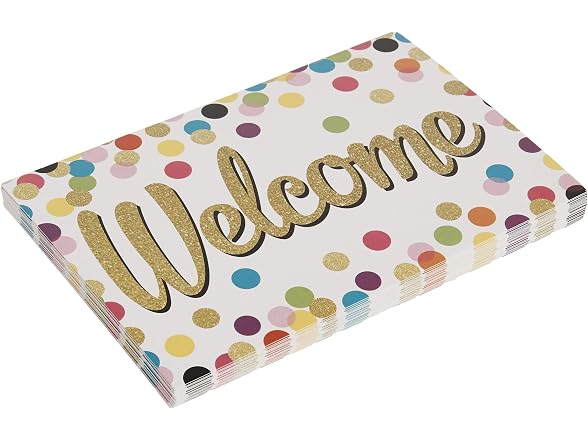 Teacher Created Resources Confetti Welcome Postcards