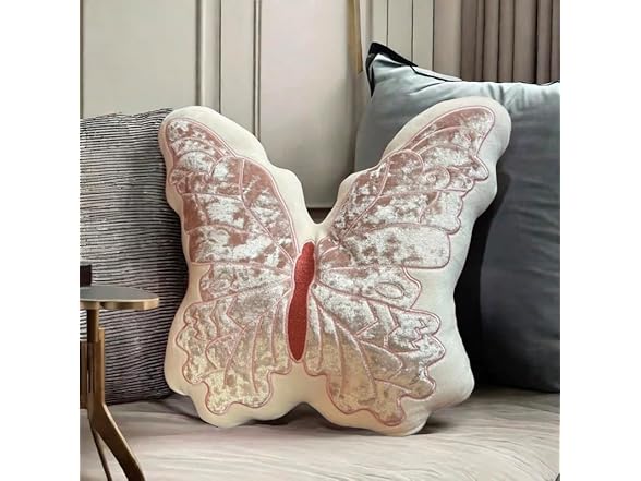 KIJISU Butterfly Throw Pillow