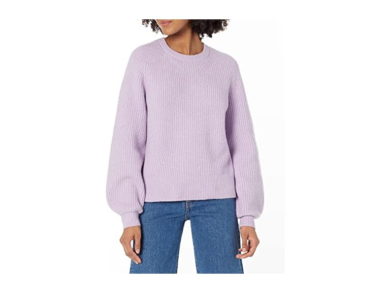 Amazon Essentials Women Crew Neck Rib Sweater