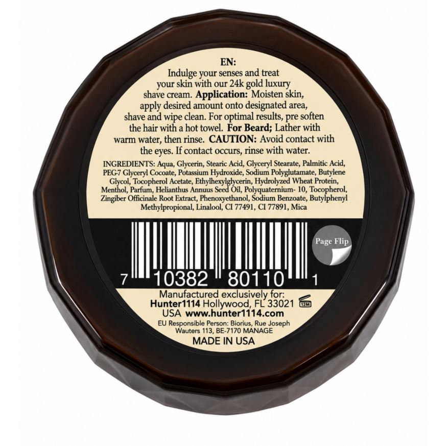 Hunter Gold Reserve Shaving Cream - Gallery 4