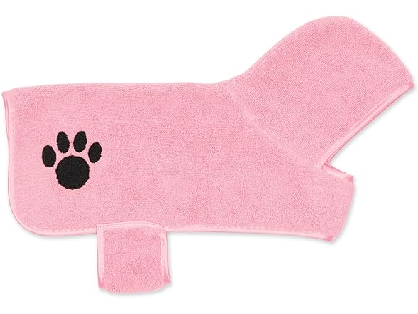 Bone Dry Pet Robe Collection, Embroidered Bath Robe