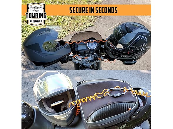 Touring Thunder Motorcycle Helmet Lock - High Security
