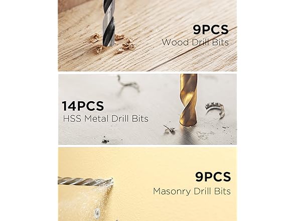 100-Piece Drill & Screwdriver Bit Set
