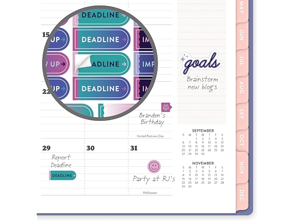 Mead Cambridge 2027 Planner 5.5x8.5 Berry
