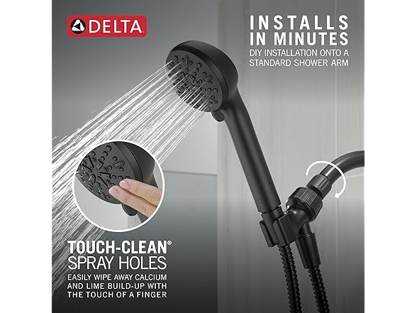 Delta Detachable Handheld Shower Head (1-3pk)